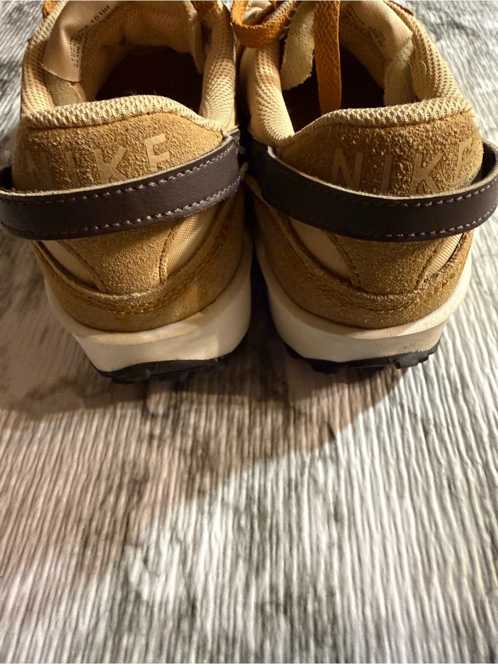 Nike Waffle Debut Shoes Womens Size 8.5 Sesame Desert Sneakers DH9523-200 - Picture 4 of 6